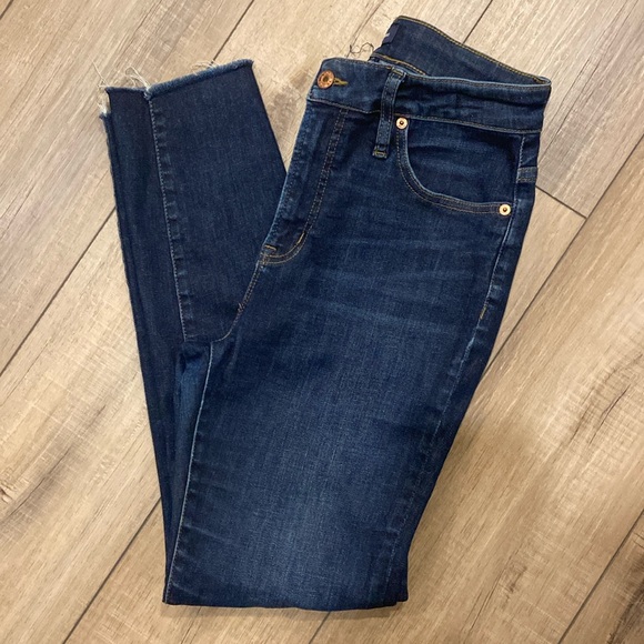 Dark J Crew jeans, size 28 - Picture 1 of 9